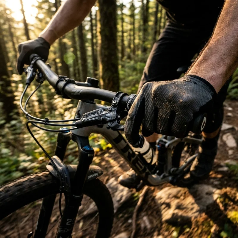 Prologo Proxim X-Shred Lenkergriffe 135 mm Schwarz/Gummifarbe - Ergonomische Offroad-Griffe
