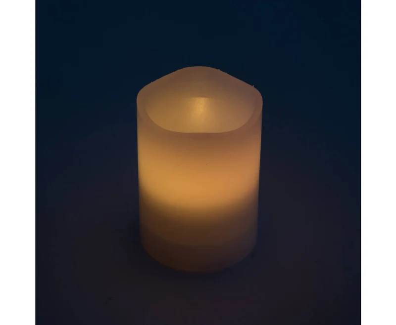 LED-Kerzen 3-tlg. mit Fernbedienung, RGB-Farben, Timerfunktion