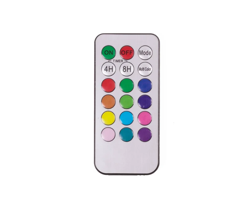 LED-Kerzen 3-tlg. mit Fernbedienung, RGB-Farben, Timerfunktion