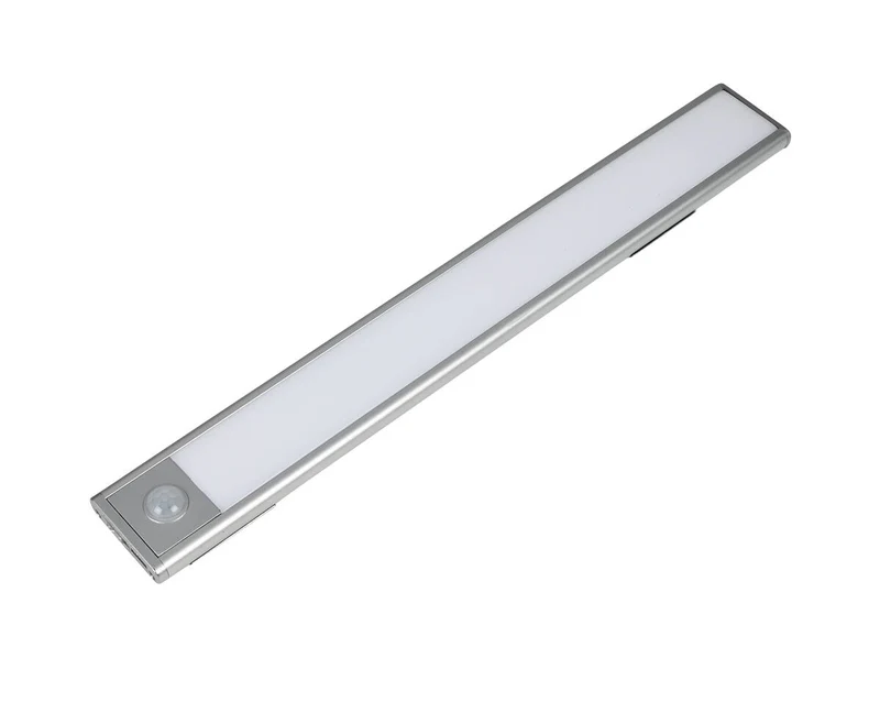 LED-Schrankleuchte 48 LEDs PIR-Sensor, USB-C aufladbar, 30 cm
