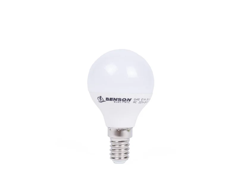 LED-Lampe G45 5W E14, dimmbar, 400 lm, warmweiß 3000K, 20.000 Stunden