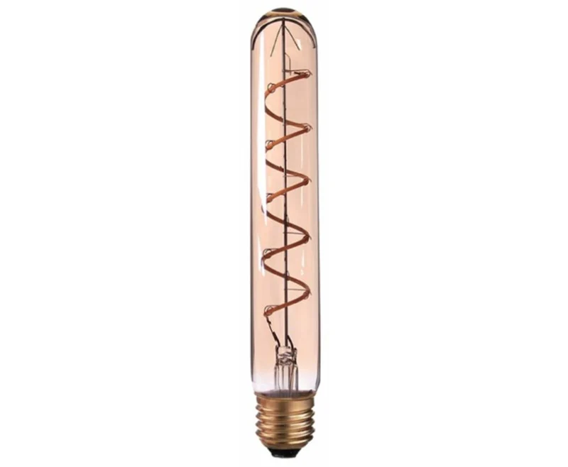 LED-Röhrenlampe T30 4W E27 Bernstein, 30x255mm, Dimmbar, 240lm, 3000K