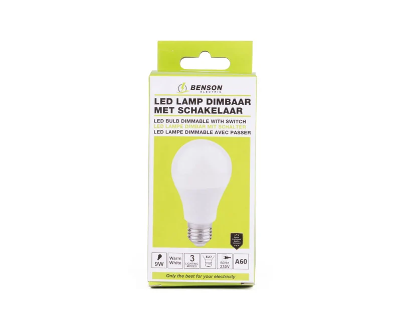LED-Lampe E27 9W mit Bewegungsmelder, 806 lm, 3000 K, 30s-Timer