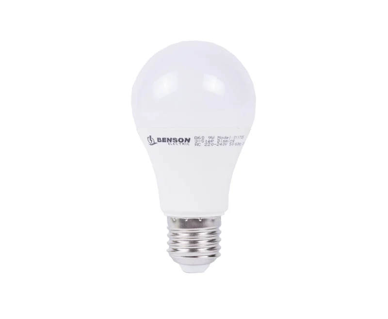 LED-Lampe E27 9W dimmbar, warmweiß 3000K, ideal für Wohnräume