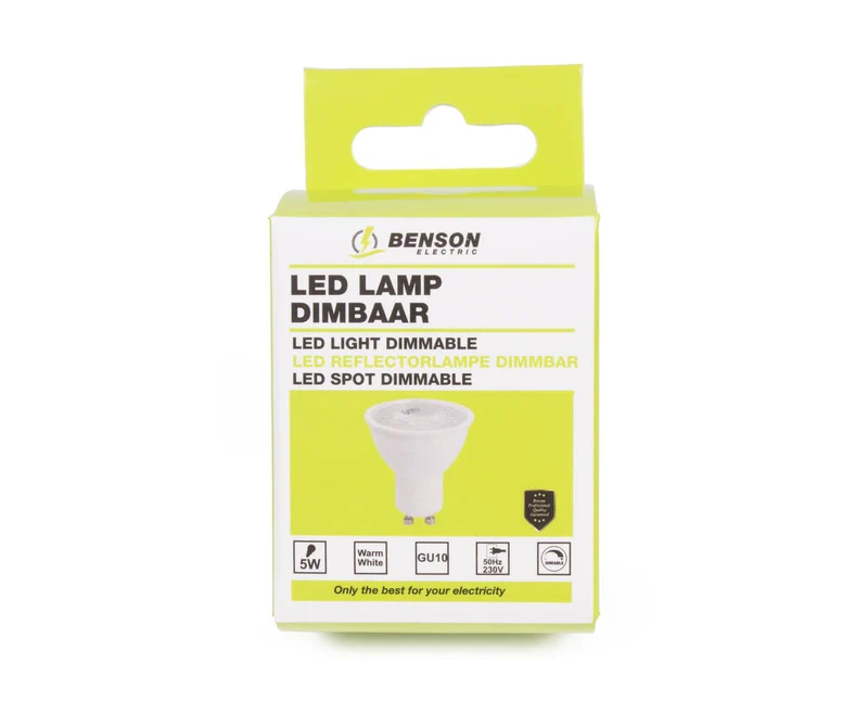 LED-Lampe GU10 5W dimmbar, 400lm, warmweiß, 20.000h Lebensdauer