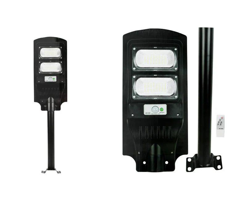 Solar-LED-Laterne IP65, 96 LEDs, 840 lm, Tag-/Nachtsensor, Außenbeleuchtung