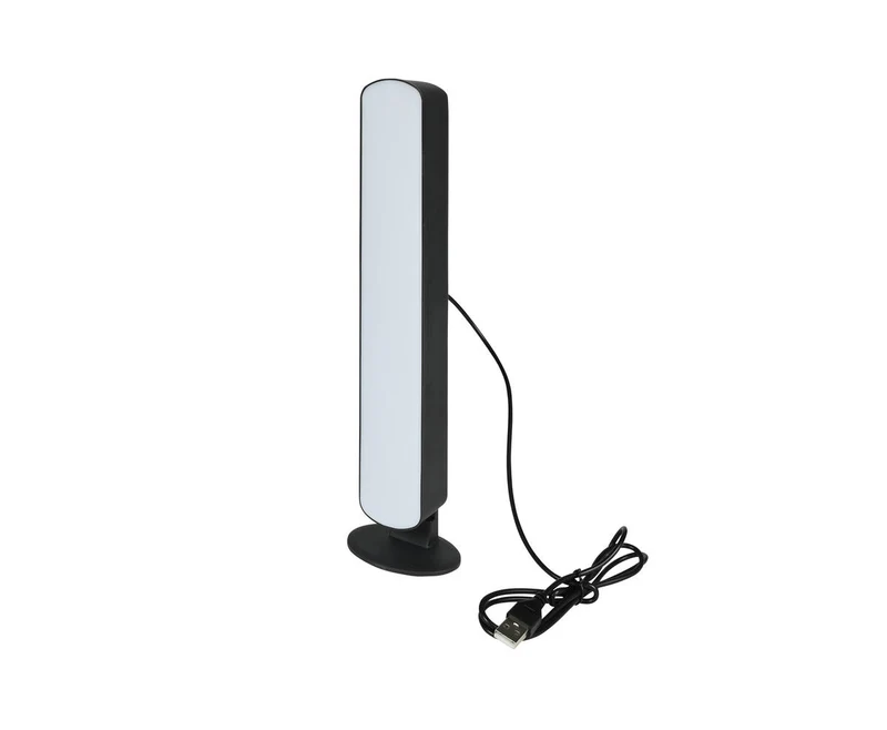 LED-Lichtleiste: RGB + Weiß, 26,5 cm, USB, 4 Lichtmodi, Fernbedienung