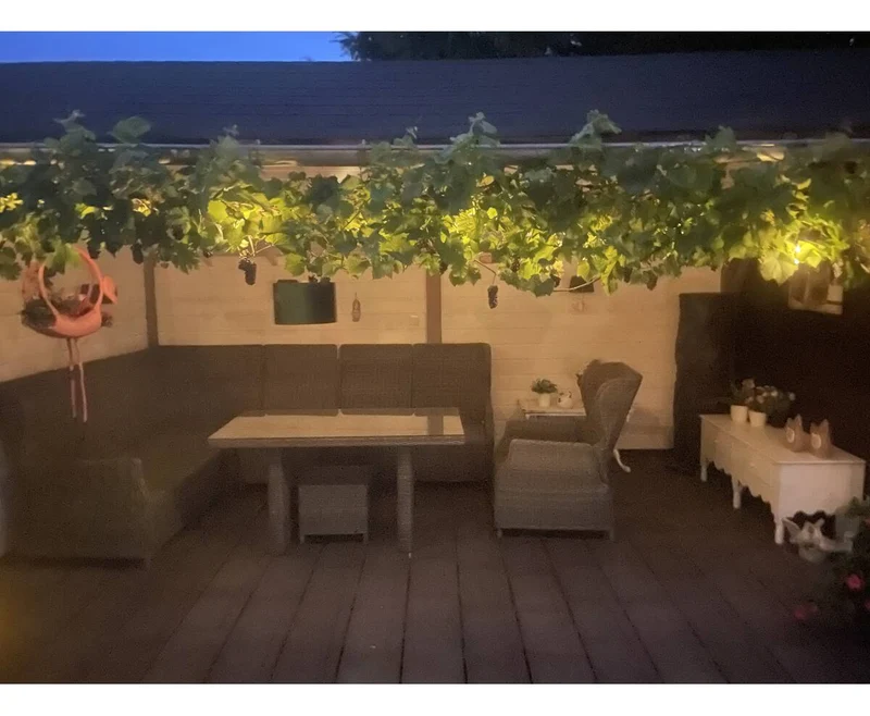 Solar-LED-Lichterkette 10-tlg., 6 m, 1000 mAh, IP44, für den Außenbereich
