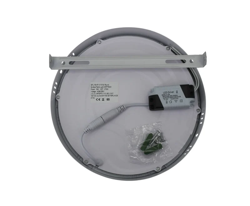 LED-Deckenleuchte 18W Ø205mm, 1350lm Warmweiß, für den Innenbereich