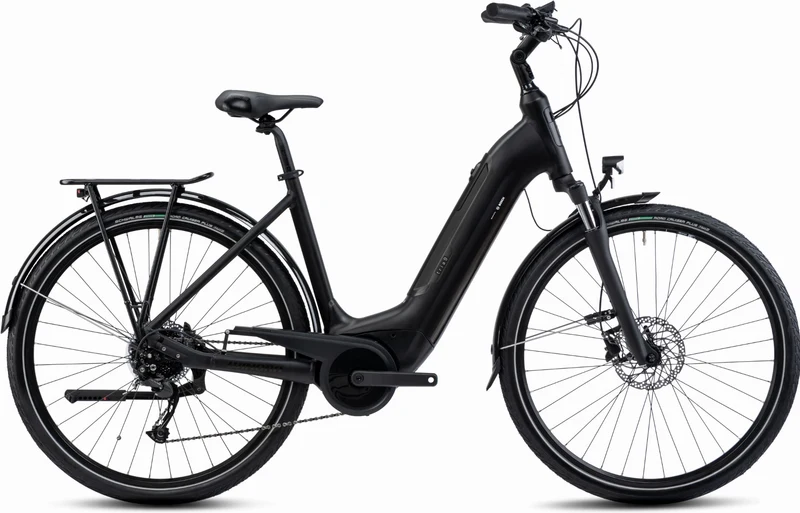 Winora Tria 9 500 Wh E-Bike Wave 28" schwarz matt