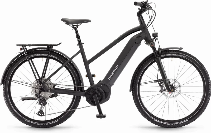 Winora Yucatan 12 Pro 630 Wh E-Bike Trapez 27,5" schwarz matt