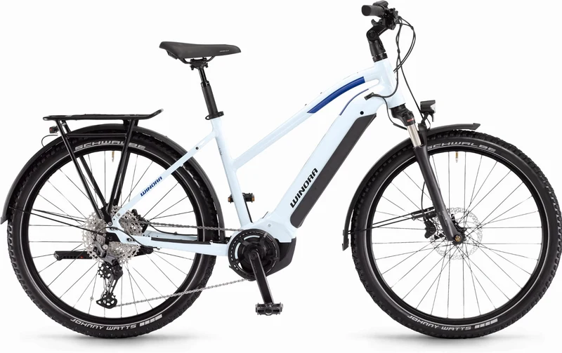 Winora Yucatan 12 630 Wh E-Bike Trapez 27,5" winterwhite