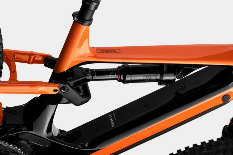 Cannondale Moterra Neo Carbon 1 750 Wh E-Bike Fully orange