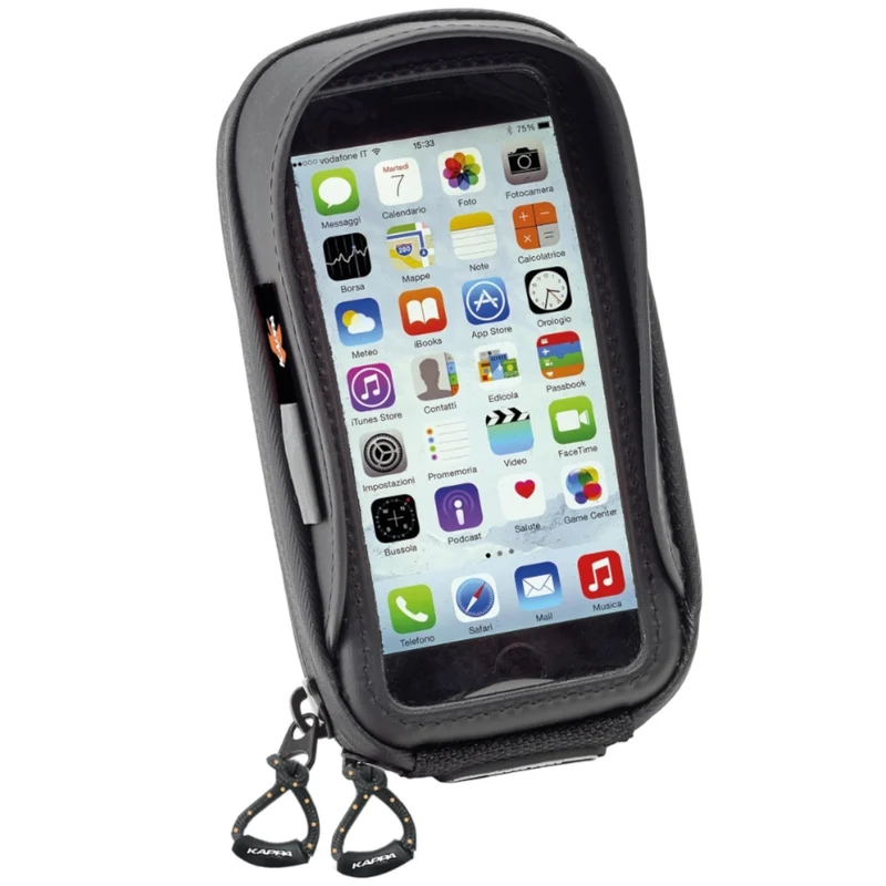 Lenkertasche Kappa Handytasche M mit Halter, Anti-Rutsch-Schicht u. Sonnenblende