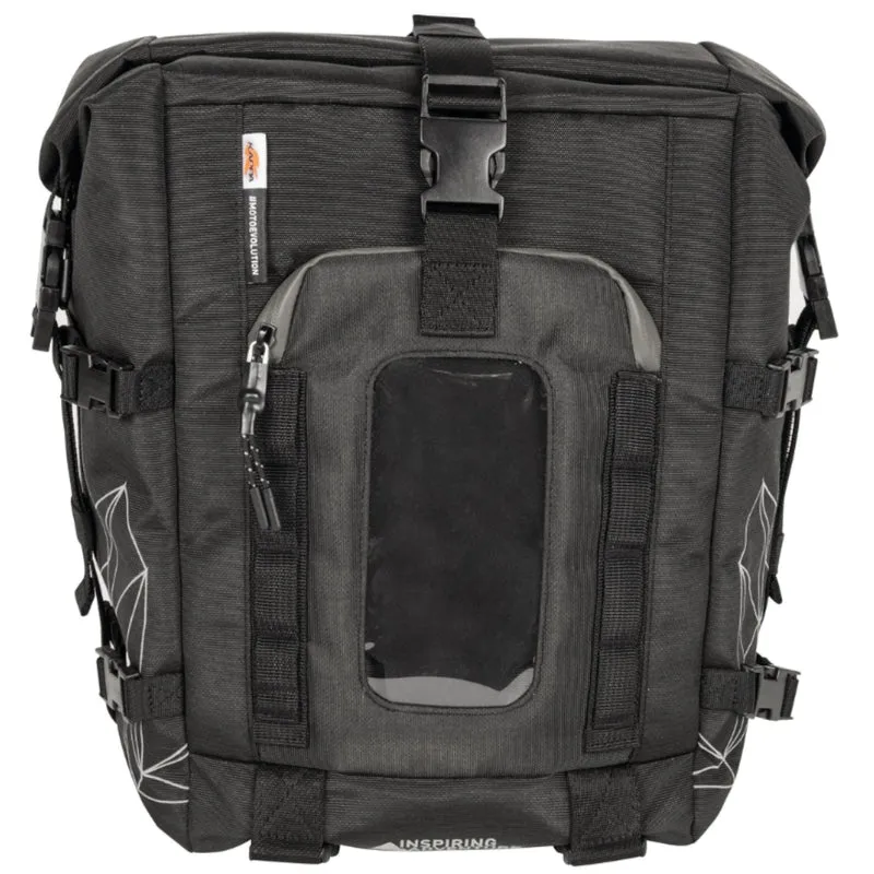 Kappa Tankrucksack Schwarz RA315, 2in1 Motorrad Tanktasche und Rucksack , 20L