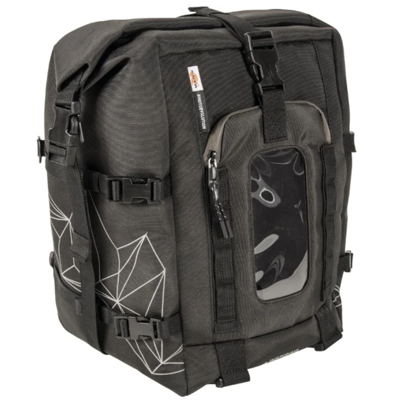 Kappa Tankrucksack Schwarz RA315, 2in1 Motorrad Tanktasche und Rucksack , 20L
