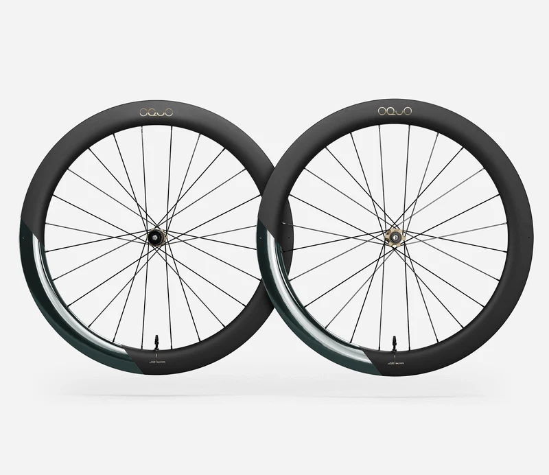 Oquo Satz Rennräder RA57LTD Sram XDR Escape Green Gloss