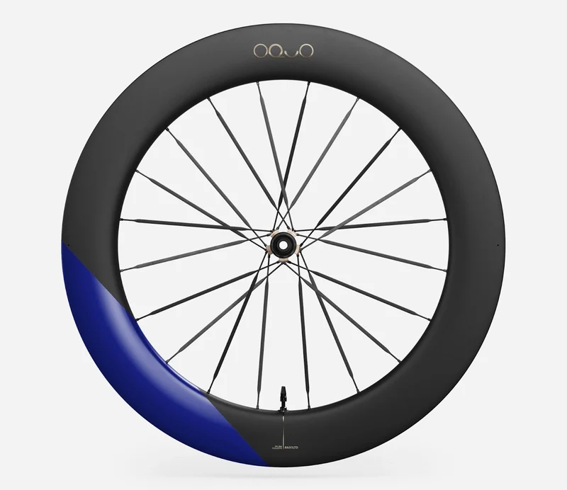 Oquo Hinterrad Rennrad RA80LTD CS Shimano HG Metallic Cobalt Blue Matt