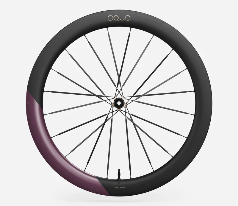 Oquo Hinterrad Rennrad RA57LTD CS Sram XDR Metallic Mulberry Matt