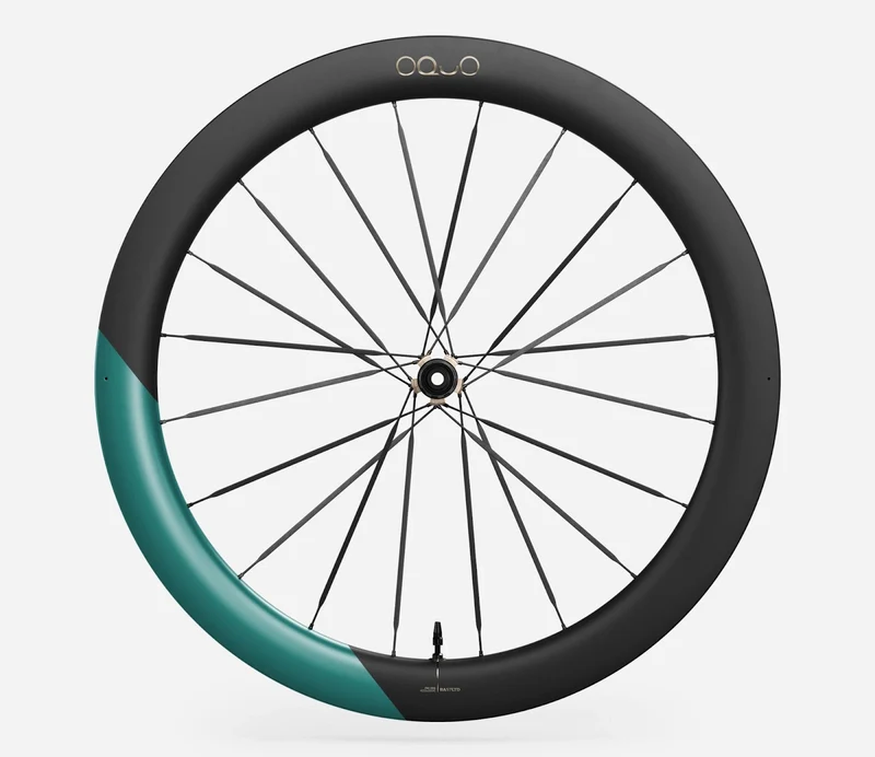 Oquo Hinterrad Rennrad RA57LTD CS Shimano HG Metallic Jade Matt