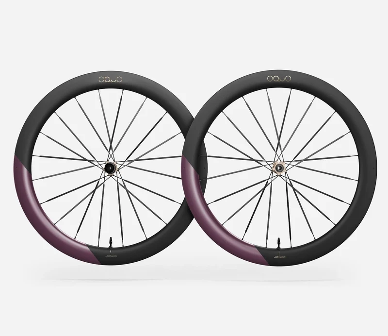 Oquo Satz Rennräder RA57LTD CS Sram XDR Metallic Mulberry Matt