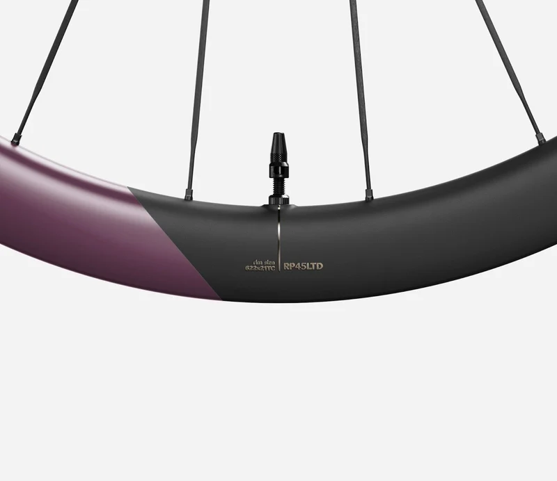 Oquo Hinterrad Rennrad RP45LTD CS Sram XDR Metallic Mulberry Matt