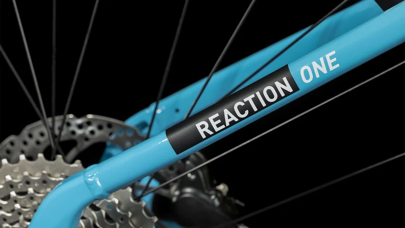 Cube Reaction Hybrid One 500 Wh E-Bike Hardtail Easy Entry 27,5" skyblue´n´white
