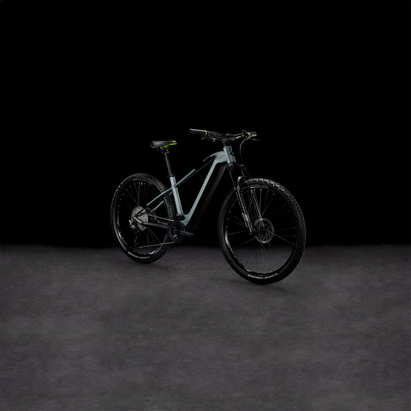 Cube Reaction Hybrid Pro 500 Wh E-Bike Hardtail Diamant flashgrey´n´green