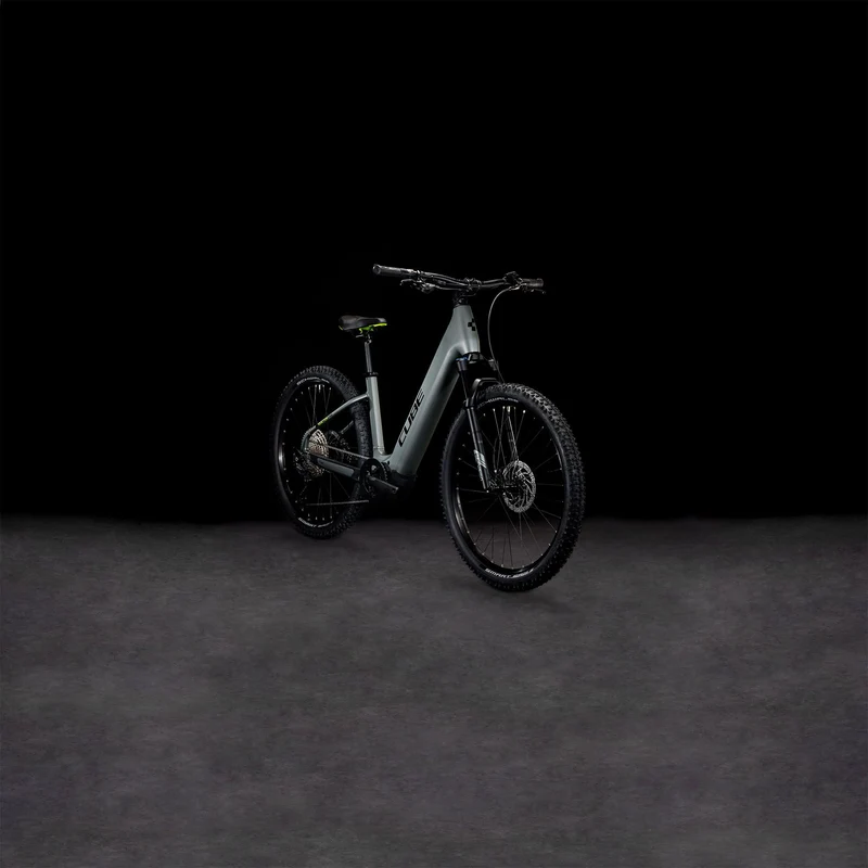 Cube Reaction Hybrid Pro 500 Wh E-Bike Hardtail Easy Entry 27,5" flashgrey´n´green