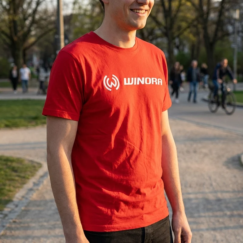 Winora T-Shirt Promoshirt rot Gr XXL