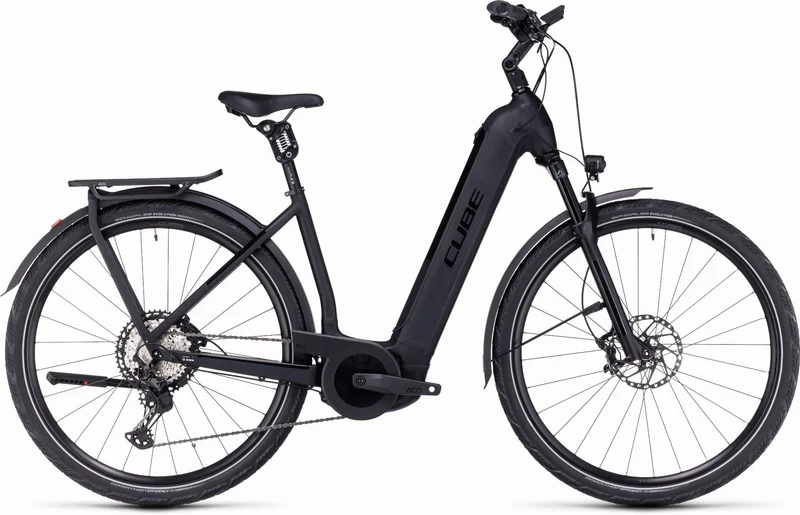 Cube Kathmandu Hybrid SLT 750 Wh E-Bike Easy Entry 28" black´n´metal