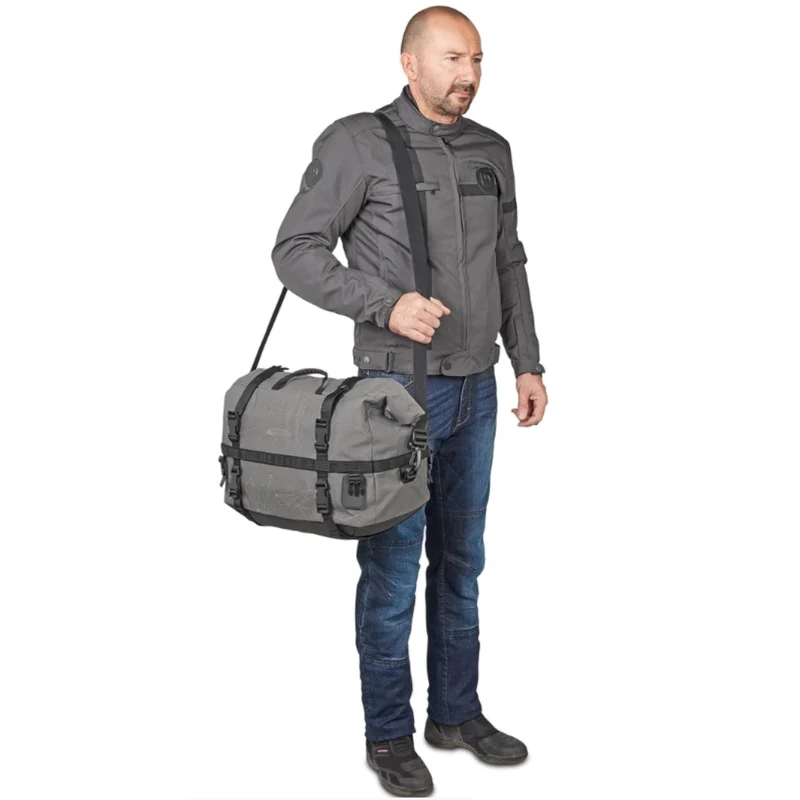 Kappa Hecktasche Grau RA318, Motorrad Gepäcktasche , 32L