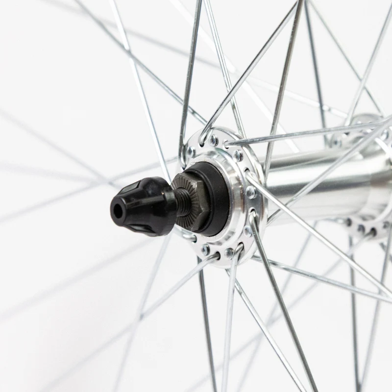 Roue vélo de course avant 700 en aluminium serrage rapide
