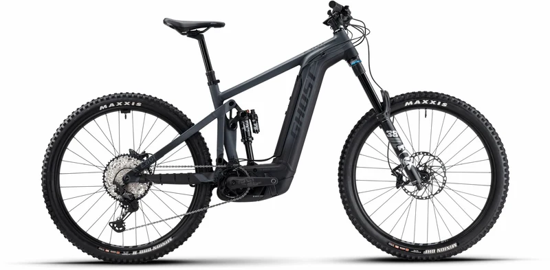 Ghost E-Riot AM Universal 750 Wh E-Bike Fully dark grey/black - matt