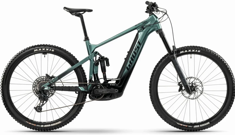 Ghost E-Riot AM Pro 750 Wh E-Bike Fully met. turquoise/black - matt