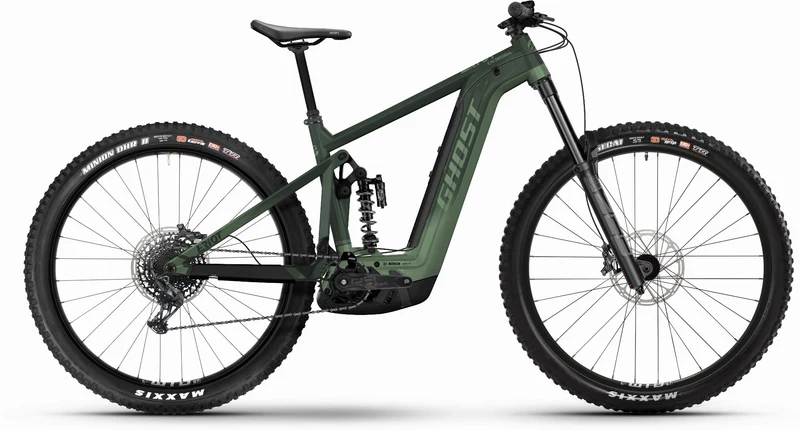 Ghost E-Riot EN Universal 750 Wh E-Bike Fully dark green/met. green - glossy