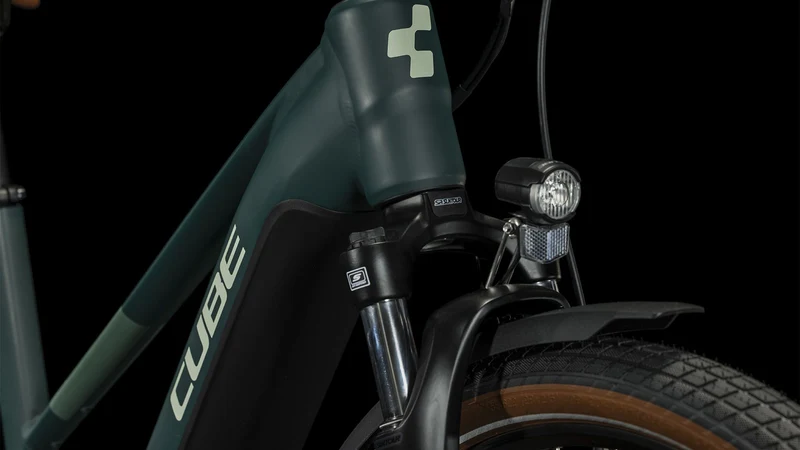 Cube Touring Hybrid One 625 Wh E-Bike Trapeze 28" darkgreen´n´green