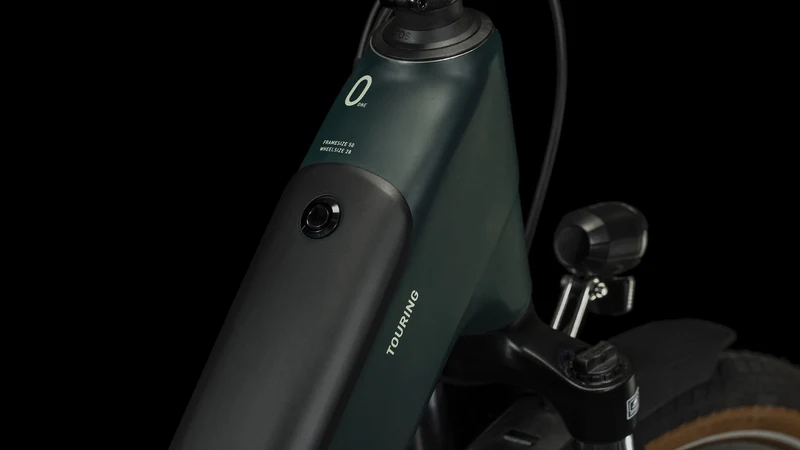 Cube Touring Hybrid One 500 Wh E-Bike Easy Entry 28" darkgreen´n´green