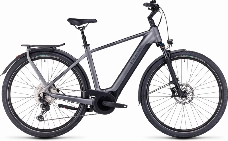 Cube Touring Hybrid EXC 625 Wh E-Bike Diamant 28" grey´n´metal