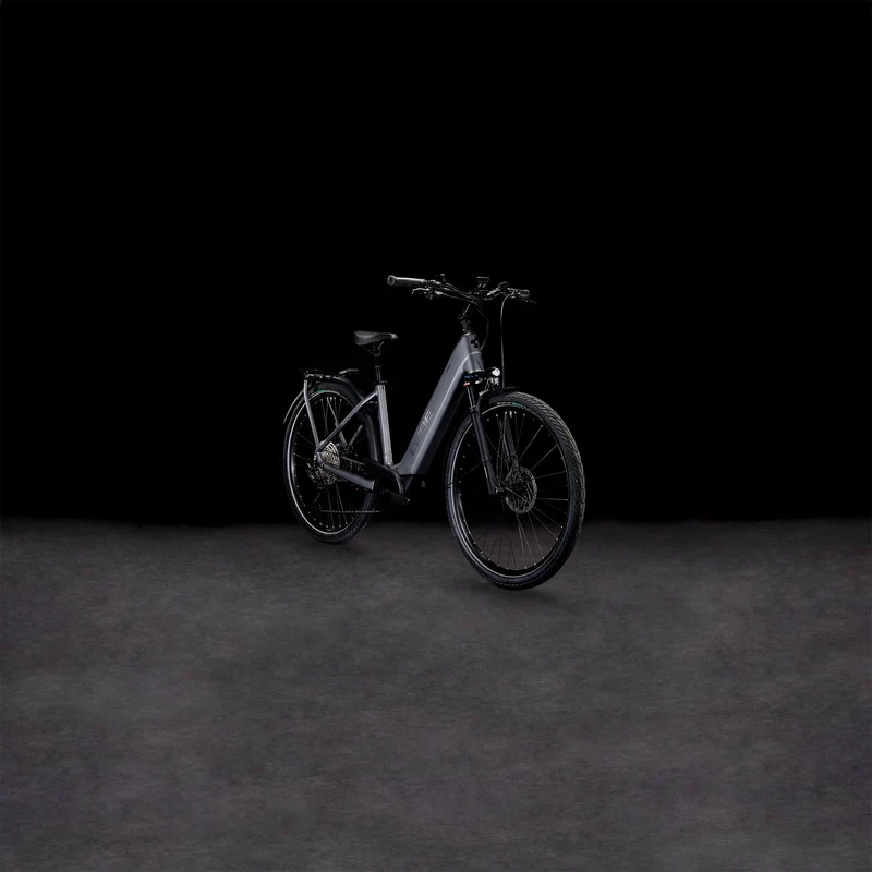 Cube Touring Hybrid EXC 625 Wh E-Bike Easy Entry 28" grey´n´metal
