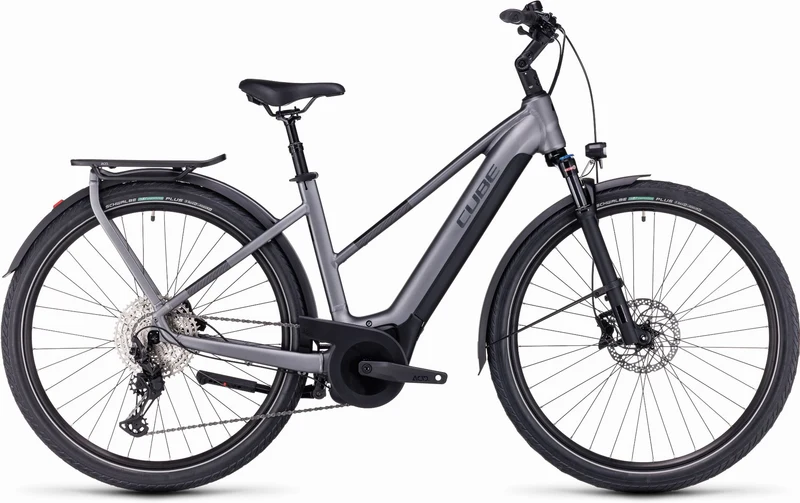 Cube Touring Hybrid EXC 625 Wh E-Bike Trapeze 28" grey´n´metal