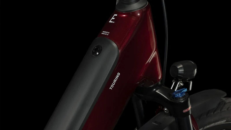 Cube Touring Hybrid EXC 625 Wh E-Bike Easy Entry 28" red´n´white