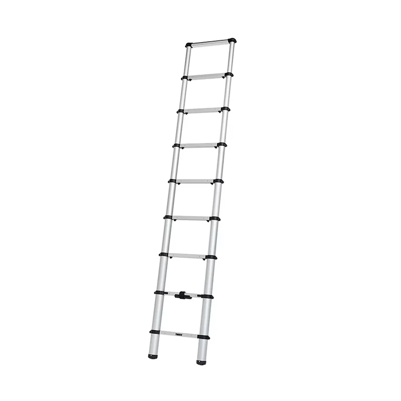 Thule Leiter Teleskopleiter, max. 264 cm, 9 stufig mit Magnet-Adapter und Tasche