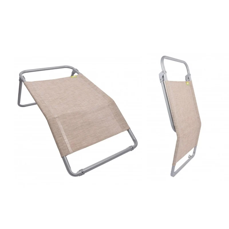 Via Mondo Hocker Beige, Fußstütze für Primo- Cozy- und Comfort-Serie, Alu