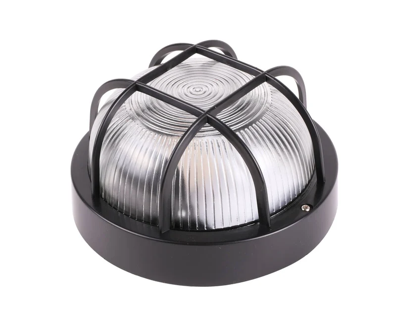 Stilvolle schwarze Bullauge-Leuchte: Modernes Design, LED-kompatibel, einfach zu installieren