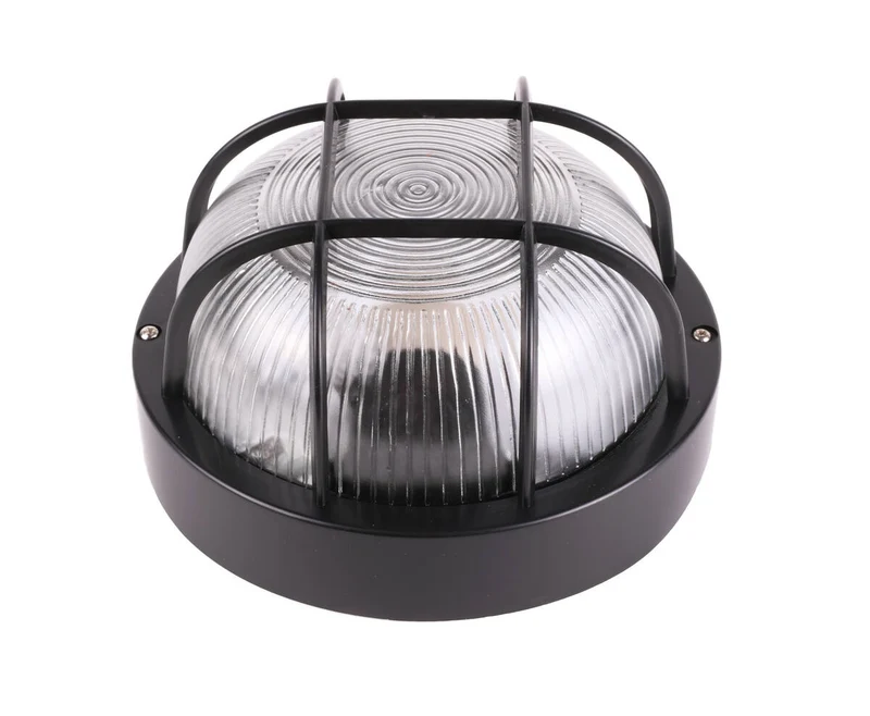 Stilvolle schwarze Bullauge-Leuchte: Modernes Design, LED-kompatibel, einfach zu installieren