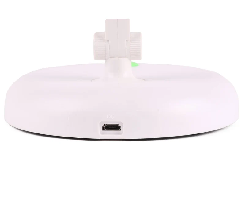 Faltbare kabellose LED-Schreibtischlampe, 120 Lumen, 6000K, Weiß, USB-Option
