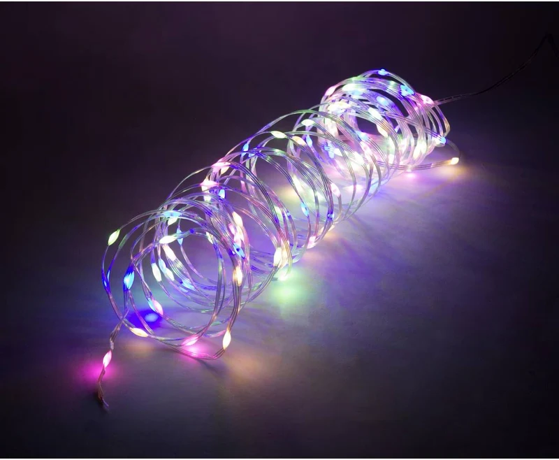 LED-Lichtschlauch 100 LEDs, 13m, Bunt, IP44, Innen/Außen, Partybeleuchtung