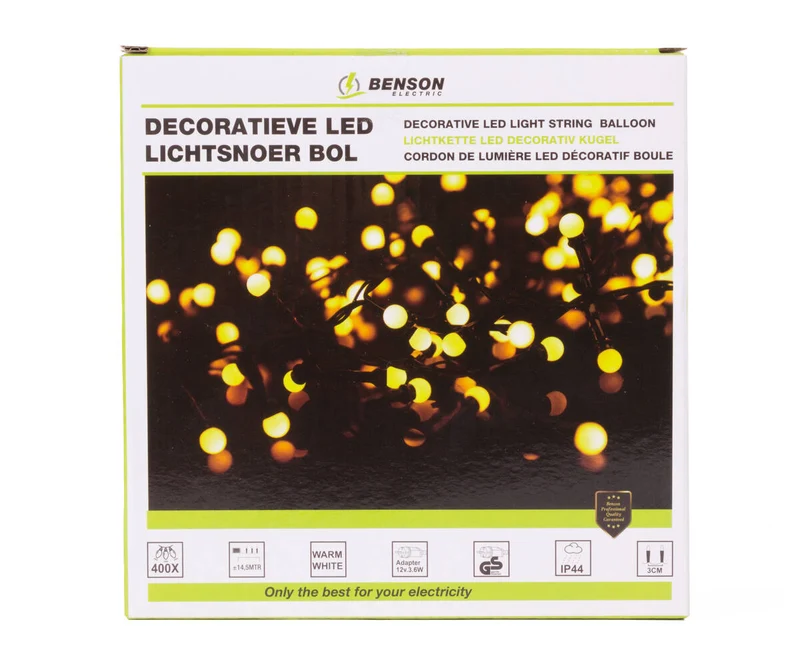 LED-Lichterkette 400 LEDs, 14,5 m, IP44, Innen-/Außendekoration
