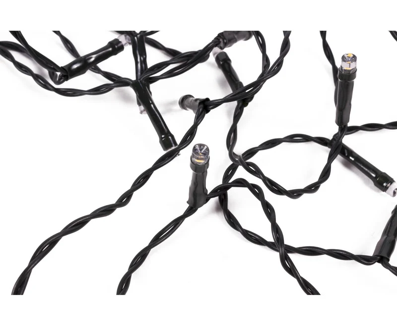 LED-Lichterkette 11,2 m, 100 farbige LEDs, für den Innen-/Außenbereich